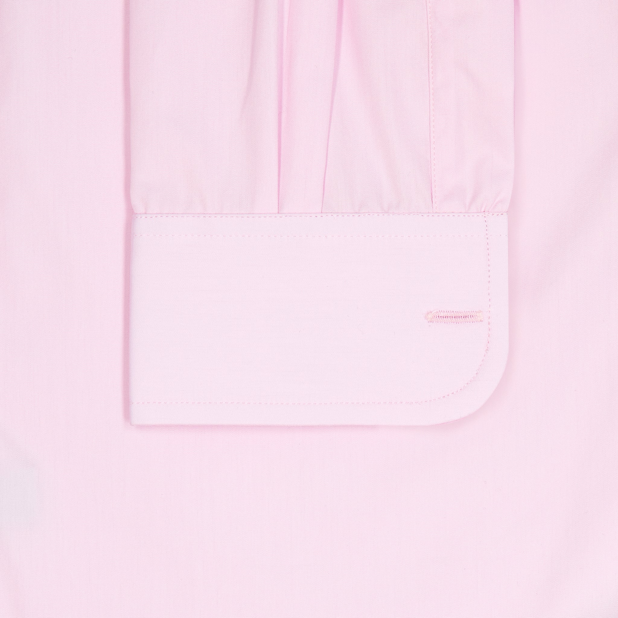 Buddette Sea Island Cotton Button Cuff Shirt in Pink - Image 4