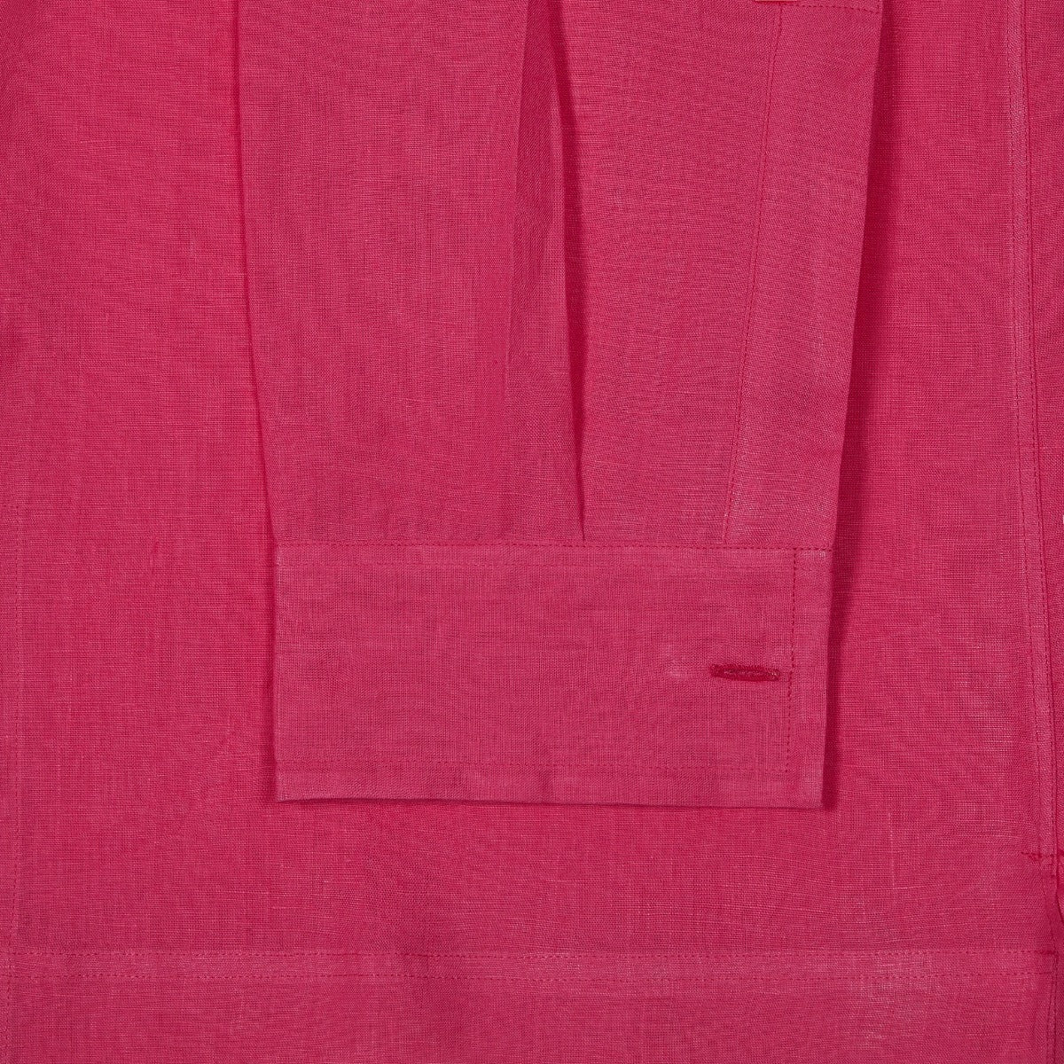 Casual Linen Shirt in Hot Pink - Image 3