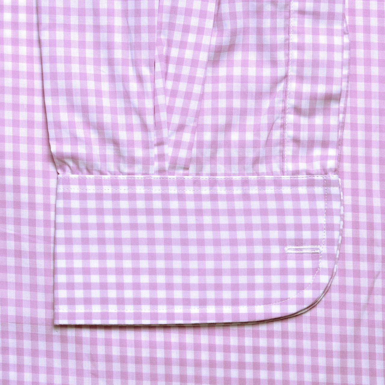 Classic Fit Check Zephyr Button Cuff Shirt in Lilac - Image 4