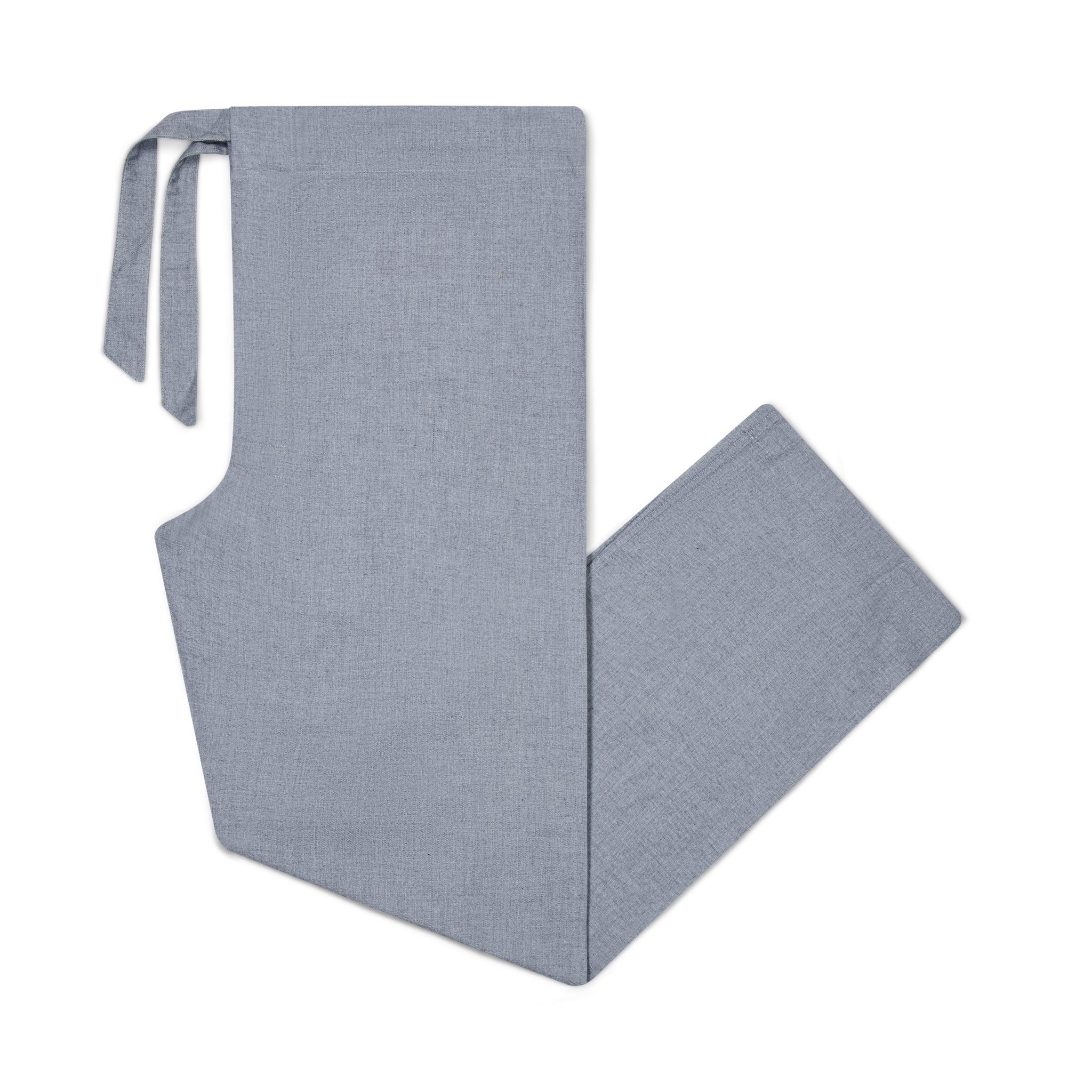 Cotton and Cashmere Classic Pyjamas in Denim and Navy - Image 4