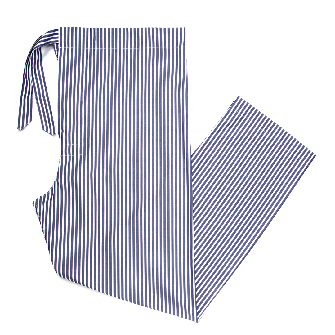 Exclusive Budd Stripe Pyjamas in Navy - Image 3
