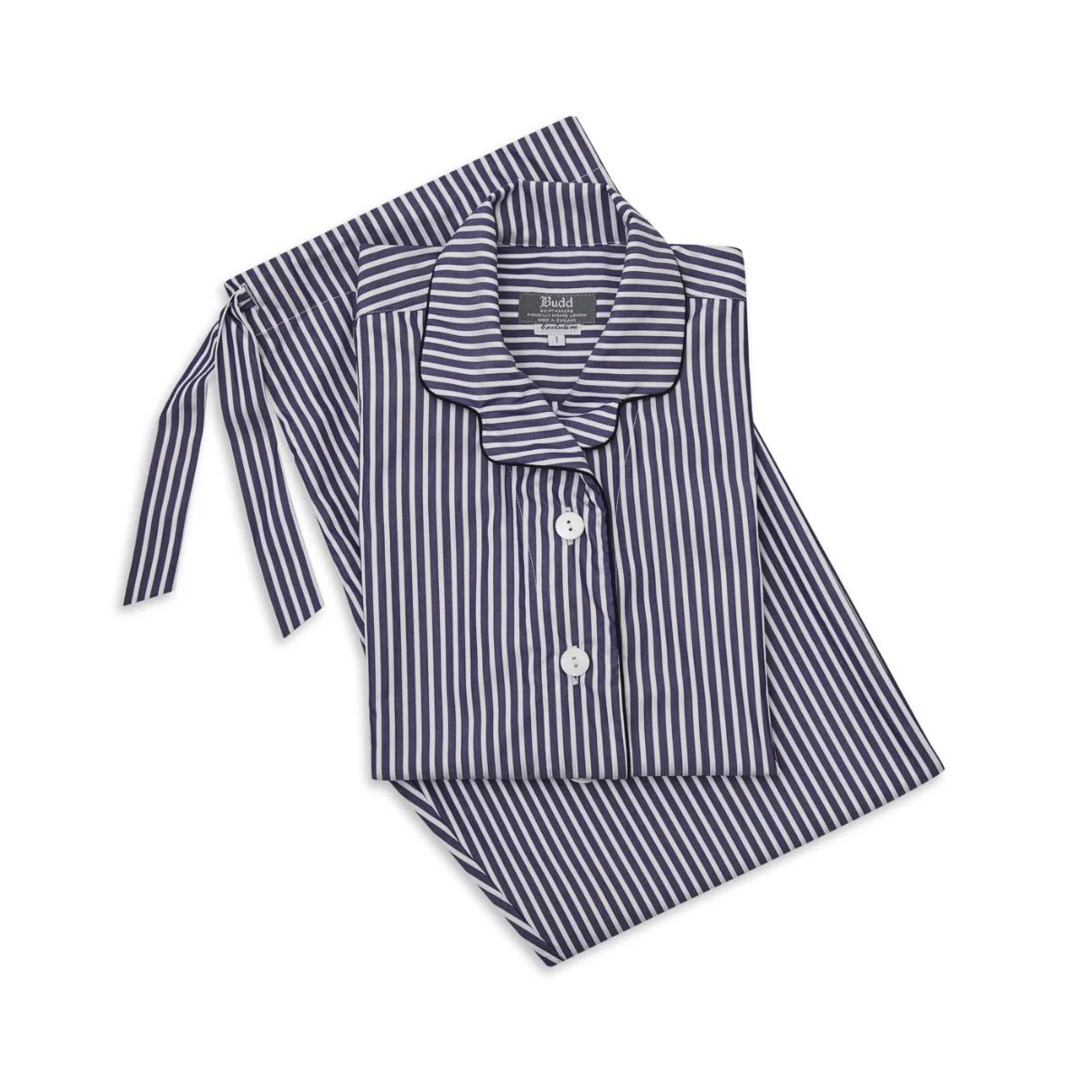 Exclusive Budd Stripe Women's Pyjamas in Navy