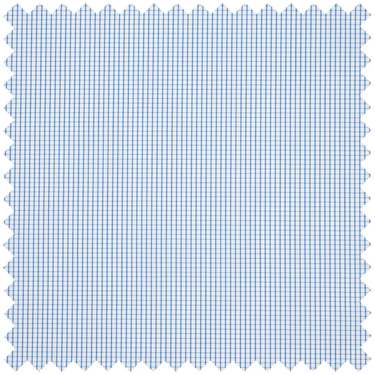 Fine Check Superpoplin in Blue