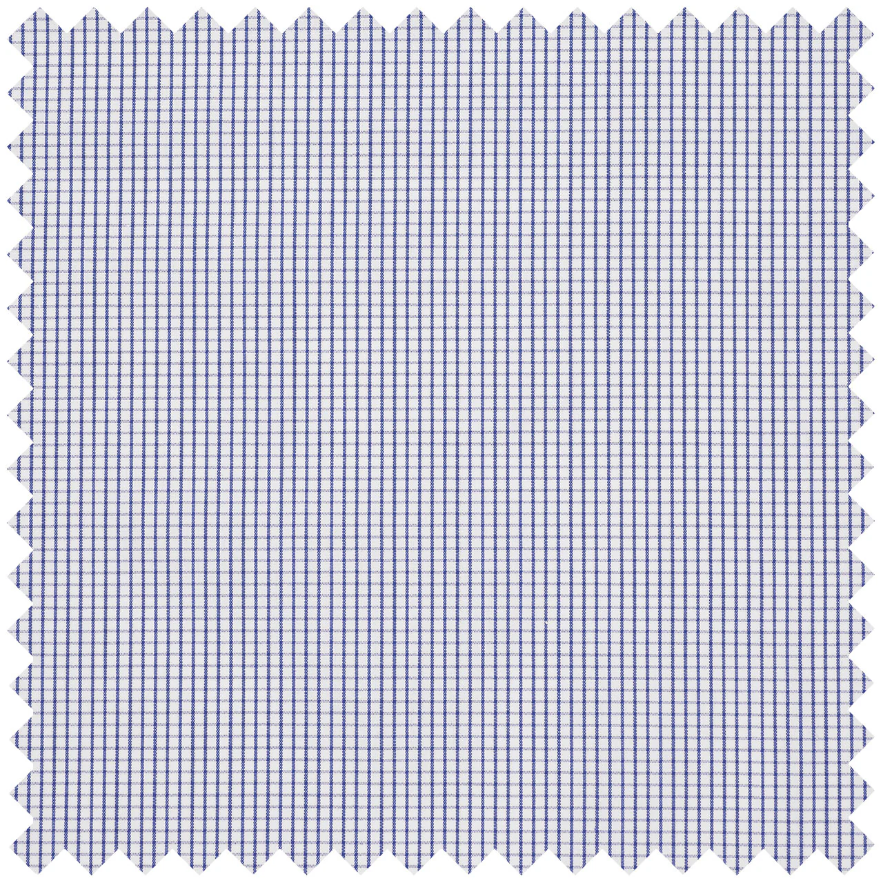 Fine Check Superpoplin in Navy