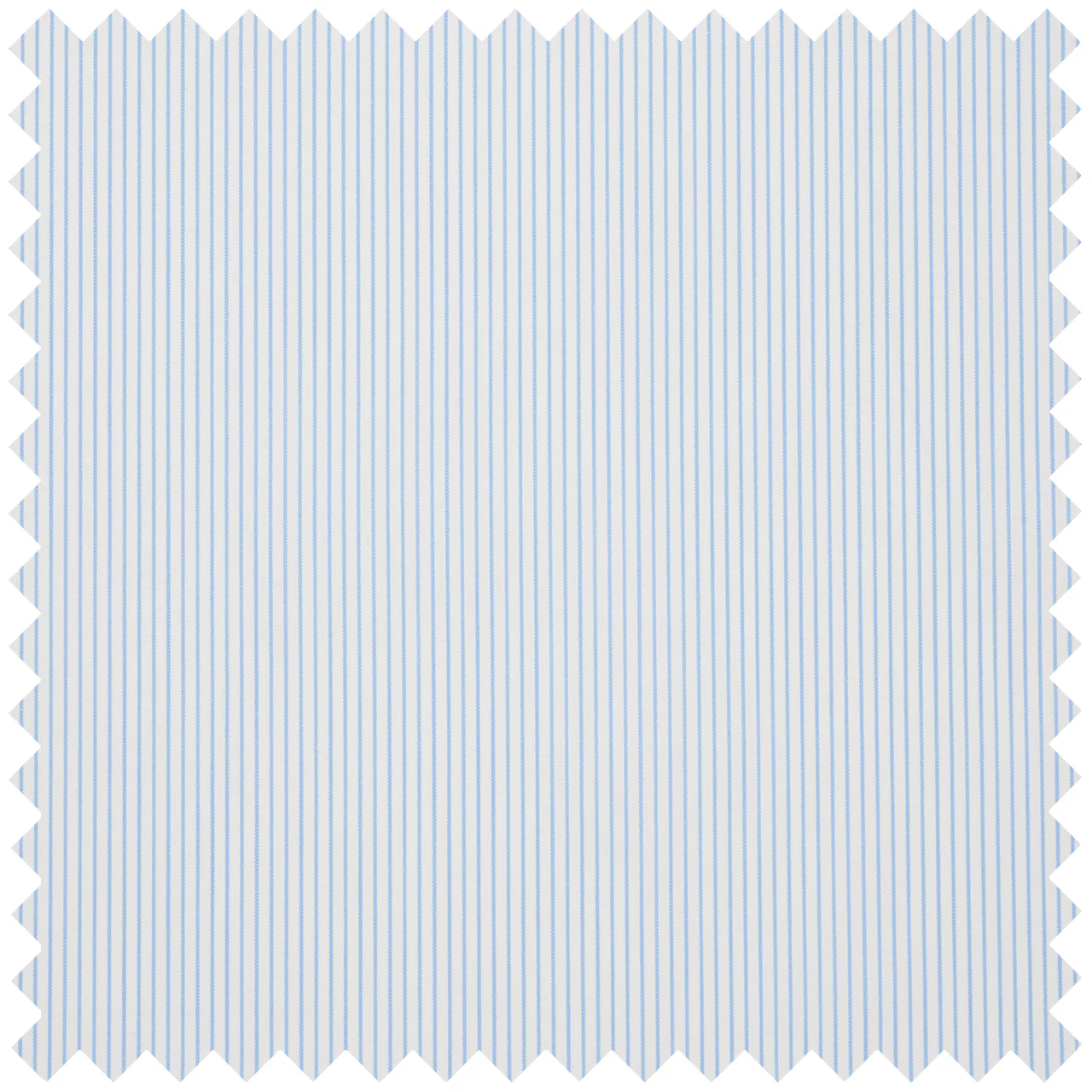 Fine Stripe Superpoplin in Sky Blue