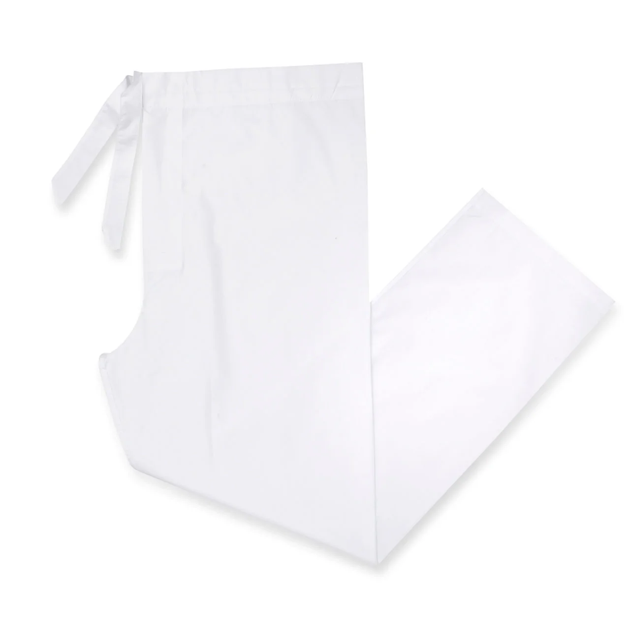 Giza 87 Egyptian Cotton Classic Fit Pyjamas in White and Navy - Image 3
