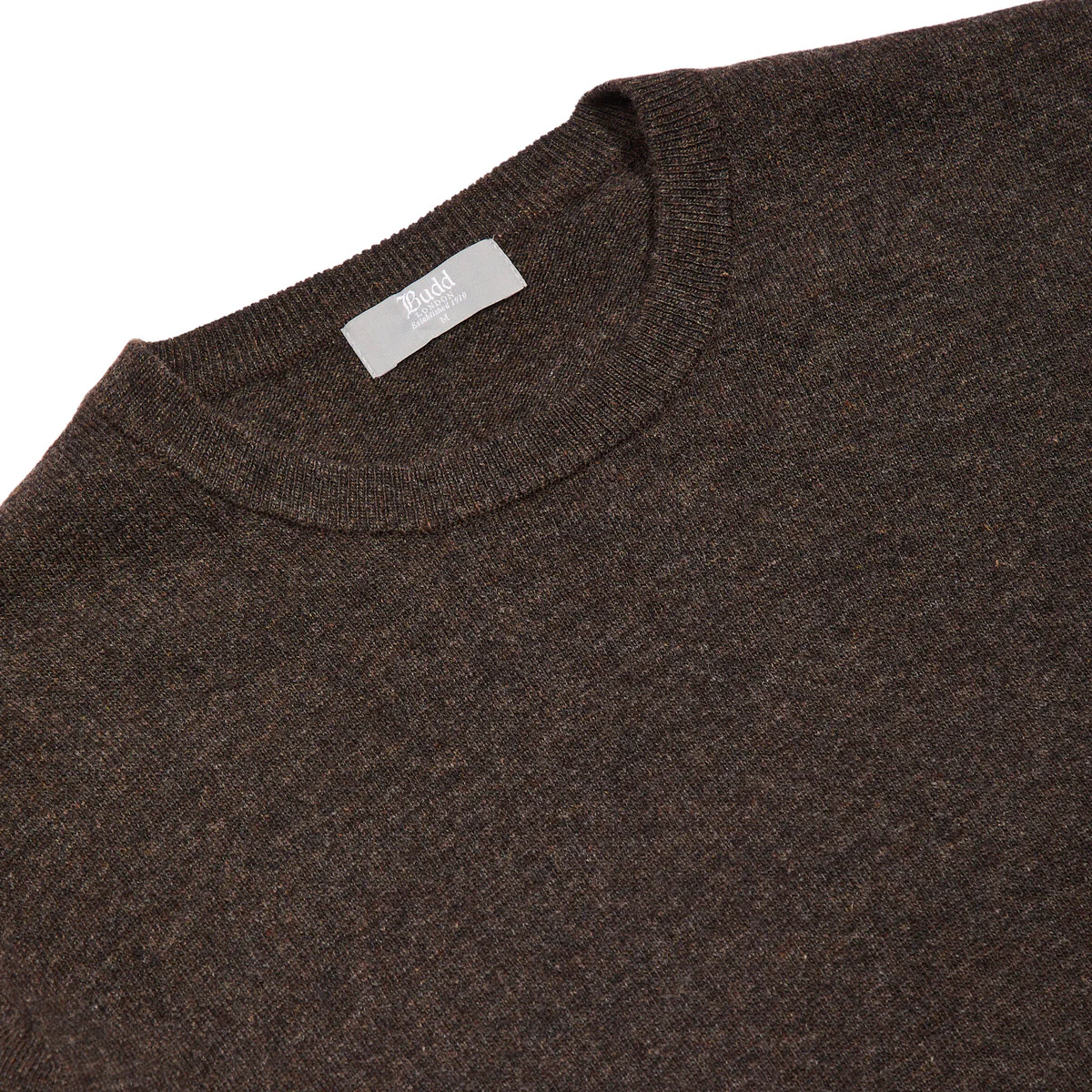 Harley Geelong Wool Crew Neck Jumper in Bracken - Image 2