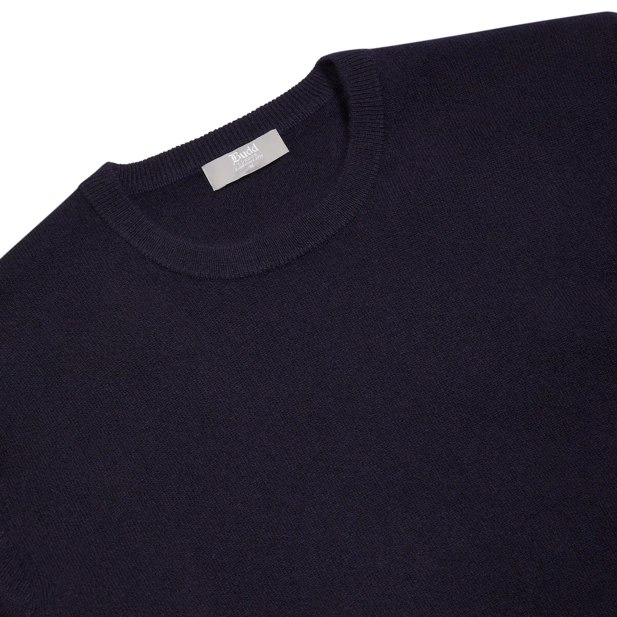 Harley Geelong Wool Crew Neck Jumper in Navy - Image 2