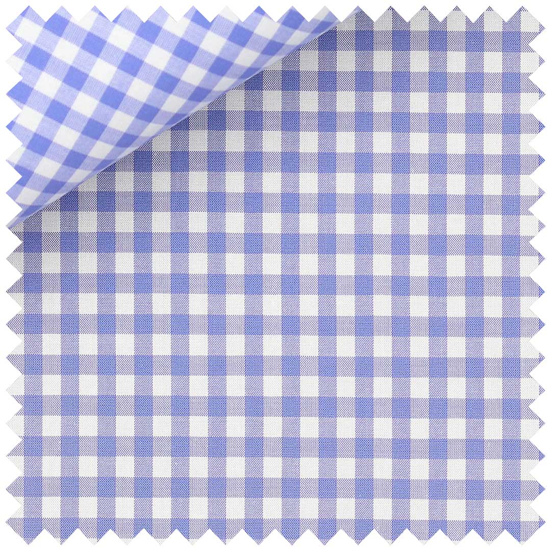 Lilac Mercerised Zephir Check - Image 2