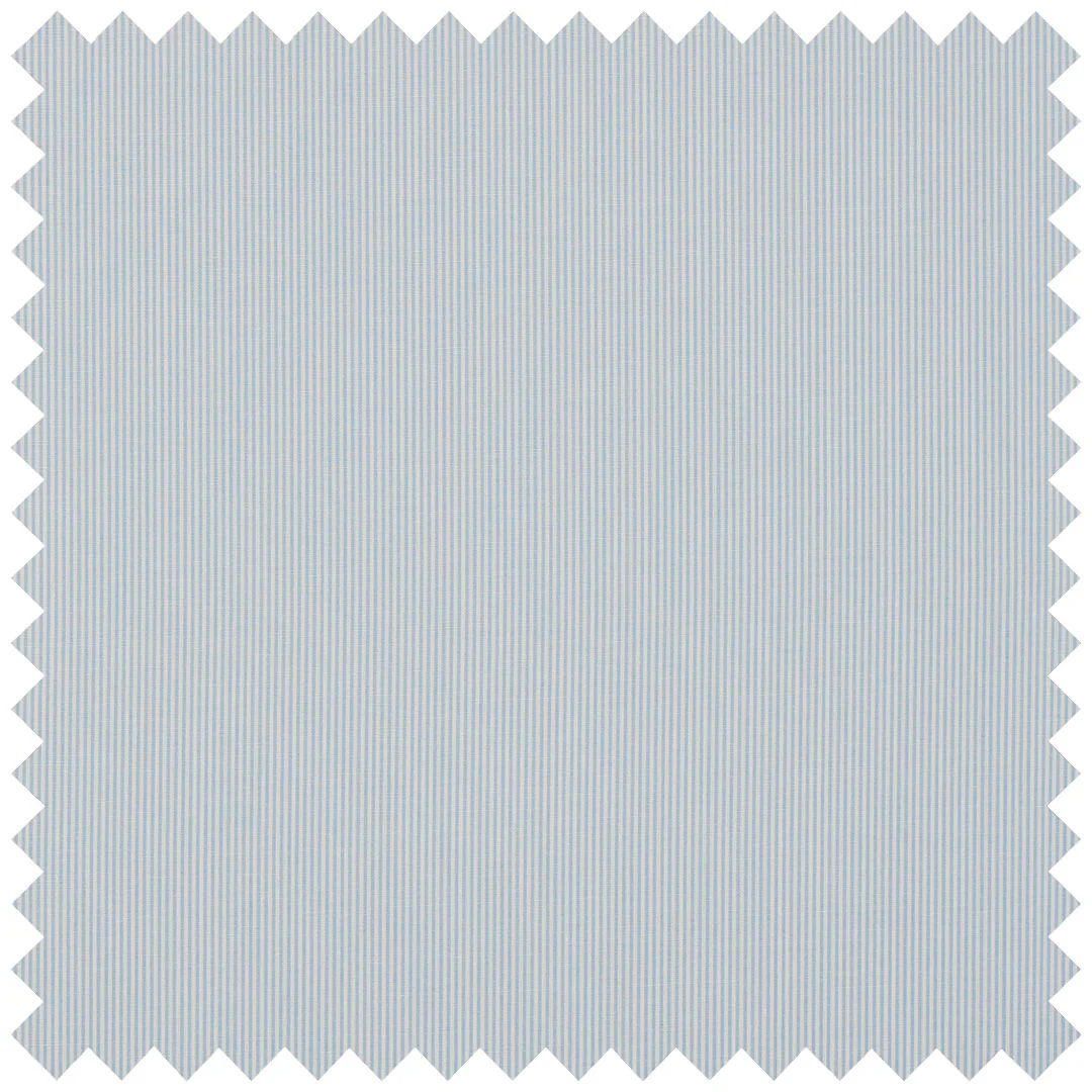 Loro Piana Sky Blue Hairline Stripe