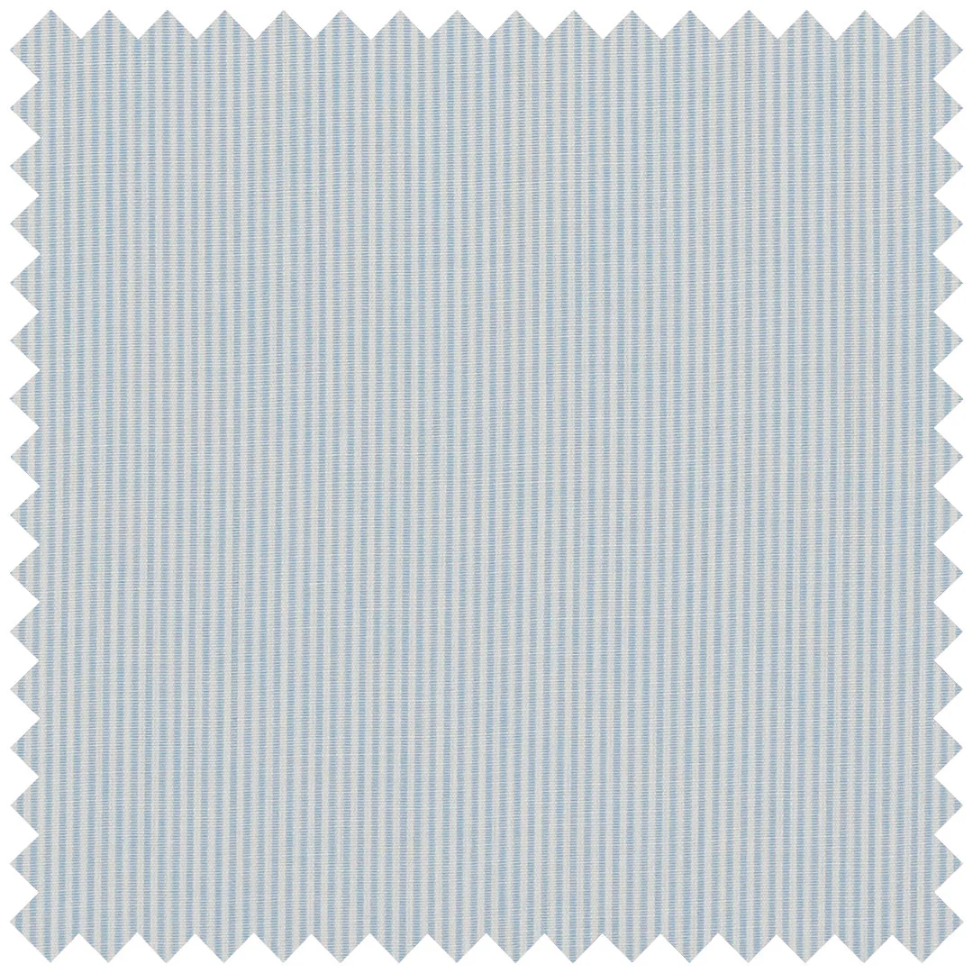 Loro Piana Sky Blue Hairline Stripe - Image 2