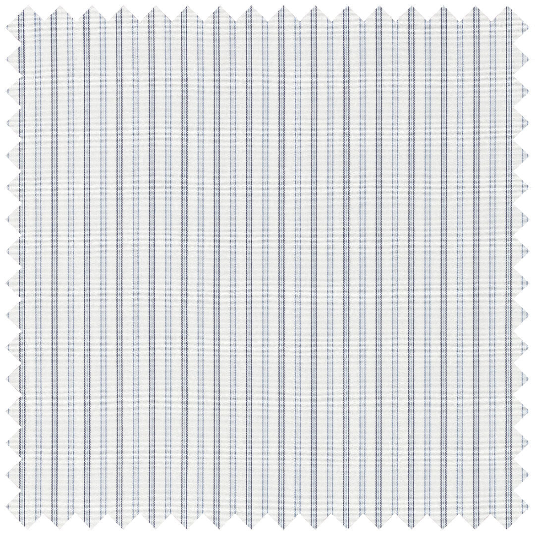 Pencil Stripe in Sky Blue and Navy