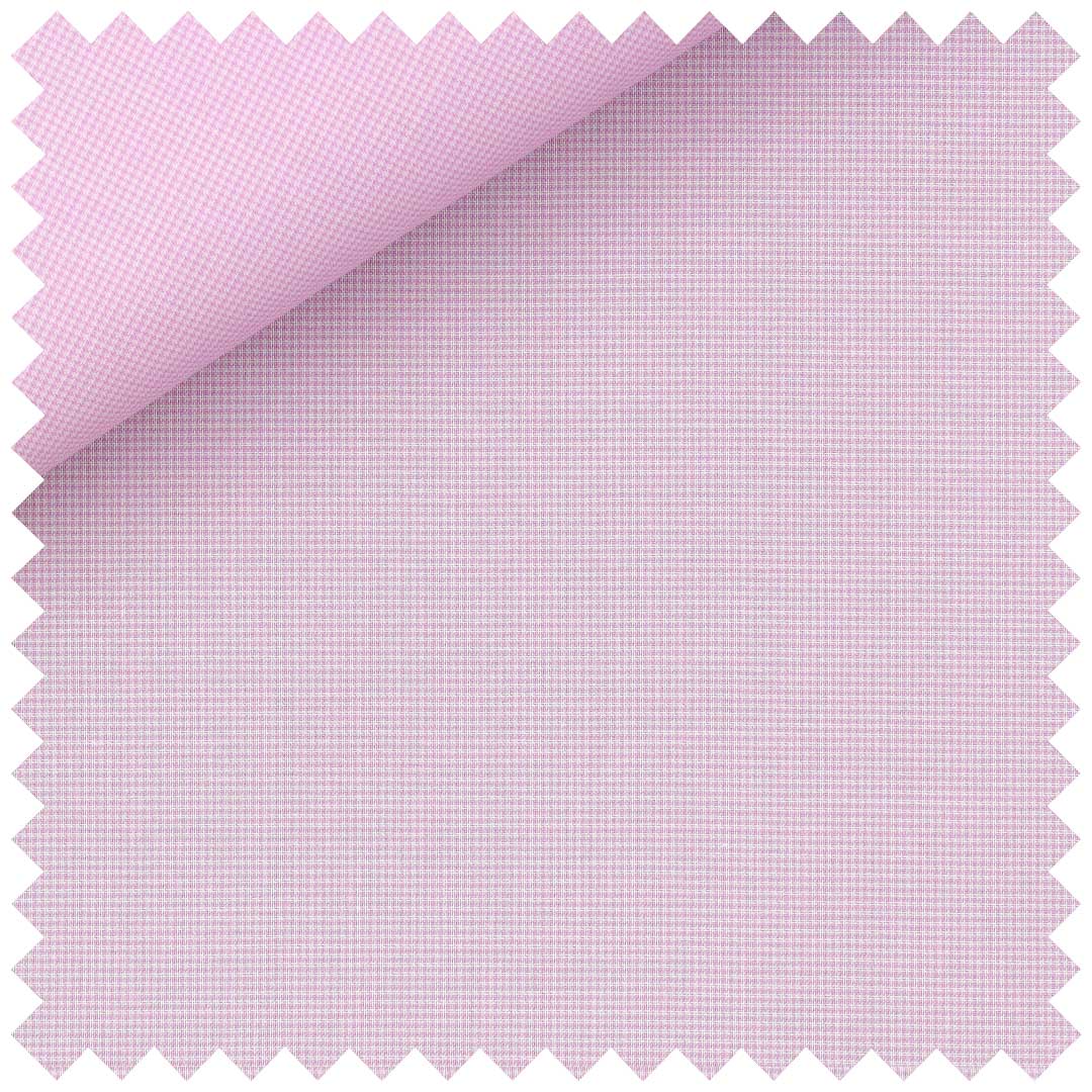 Pink Cotton Zephir Micro Puppytooth - Image 2