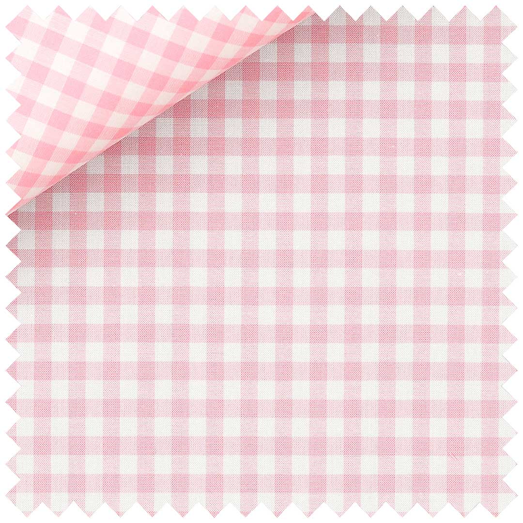 Pink Mercerised Zephir Check - Image 2