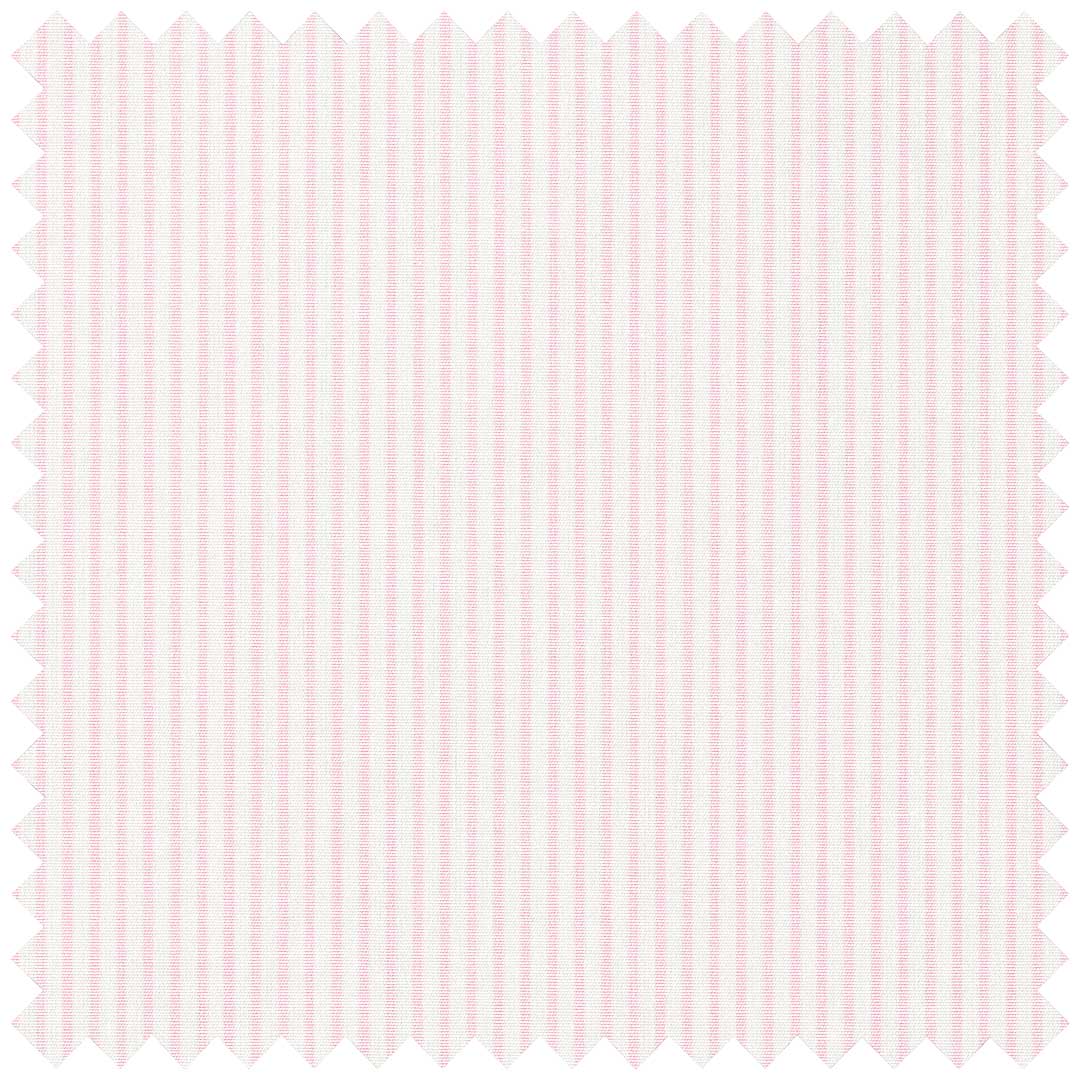 Pink Poplin Pencil Stripe