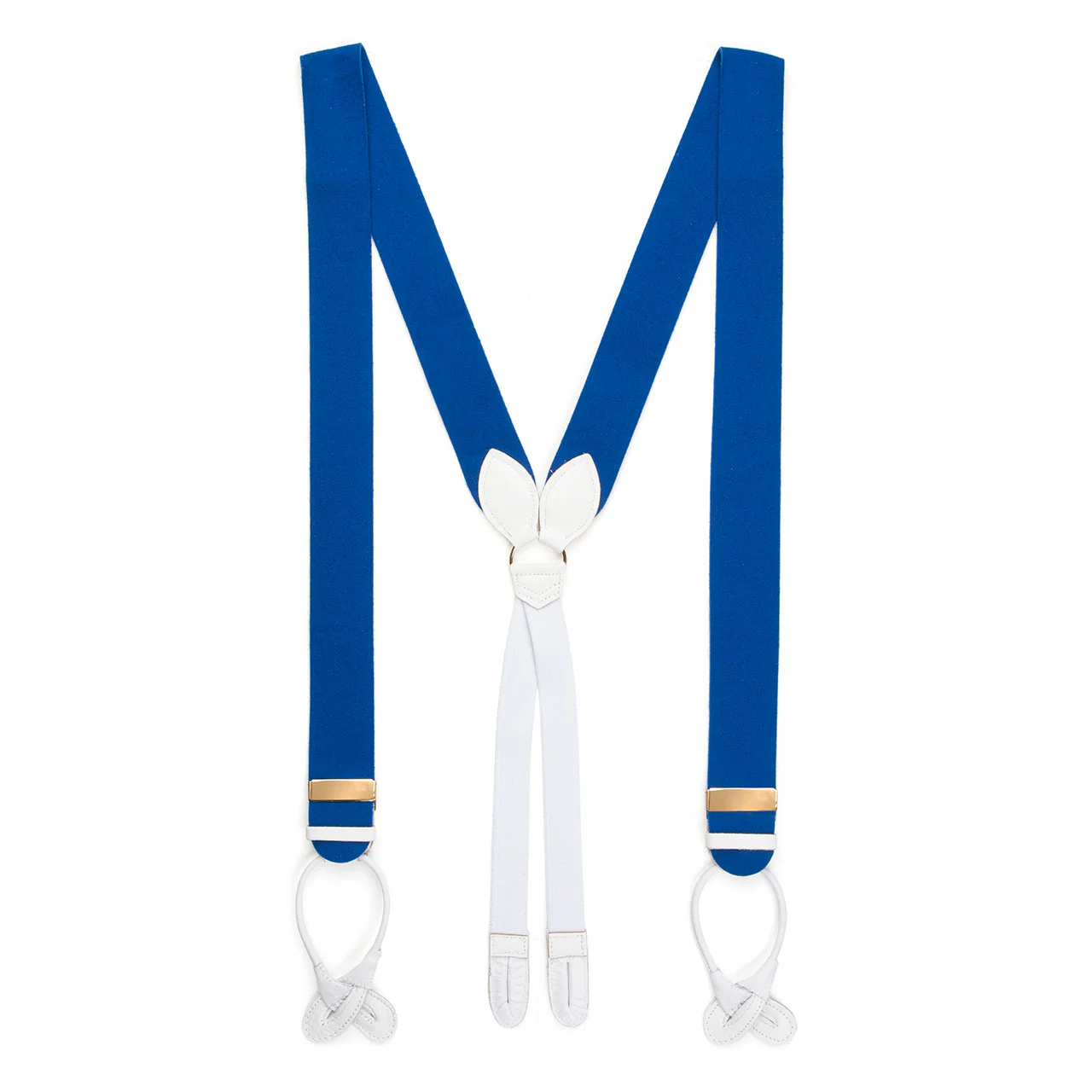 Plain Boxcloth Braces in Royal Blue