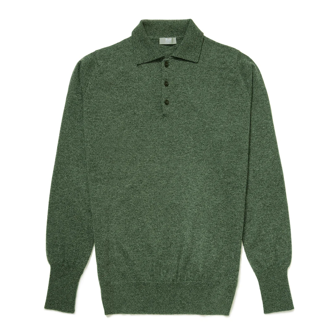 Plain Cashmere Oxton Jumper in Serpentine
