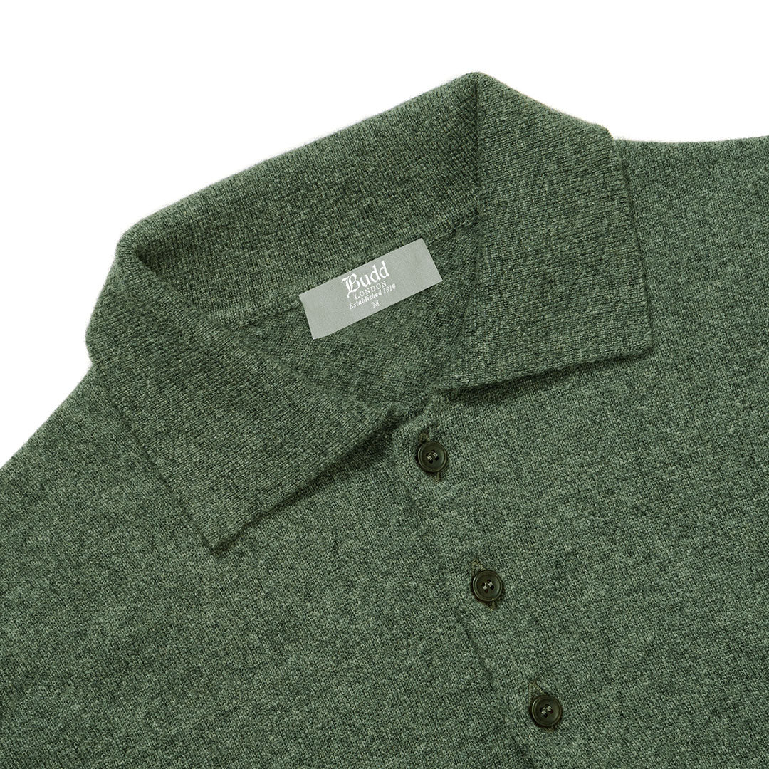 Plain Cashmere Oxton Jumper in Serpentine - Image 2