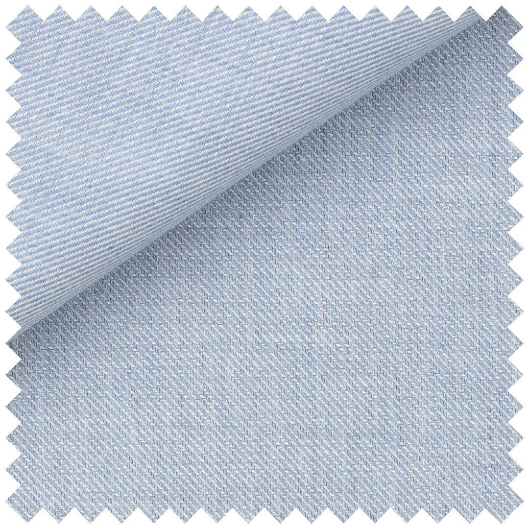Plain Cotton Cashmere in Sky Blue - Image 2