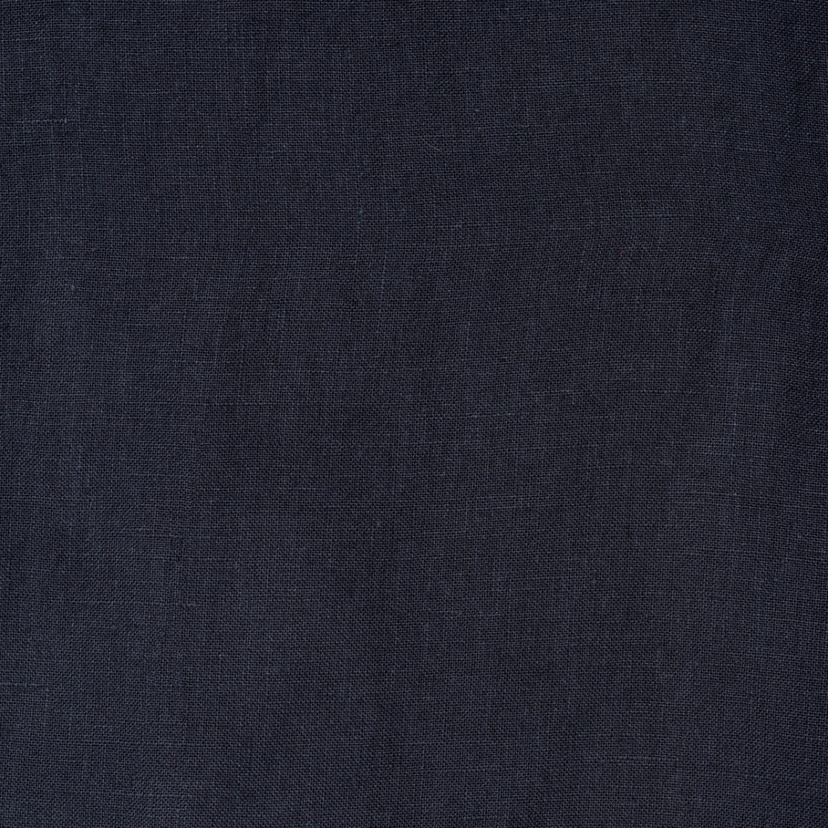 Plain Linen Dressing Gown in Navy - Image 4