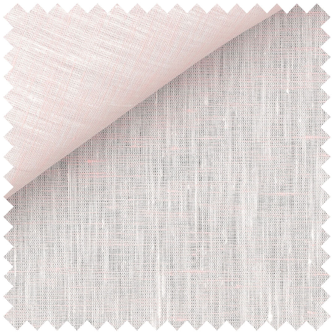 Plain Linen in Baby Pink - Image 2