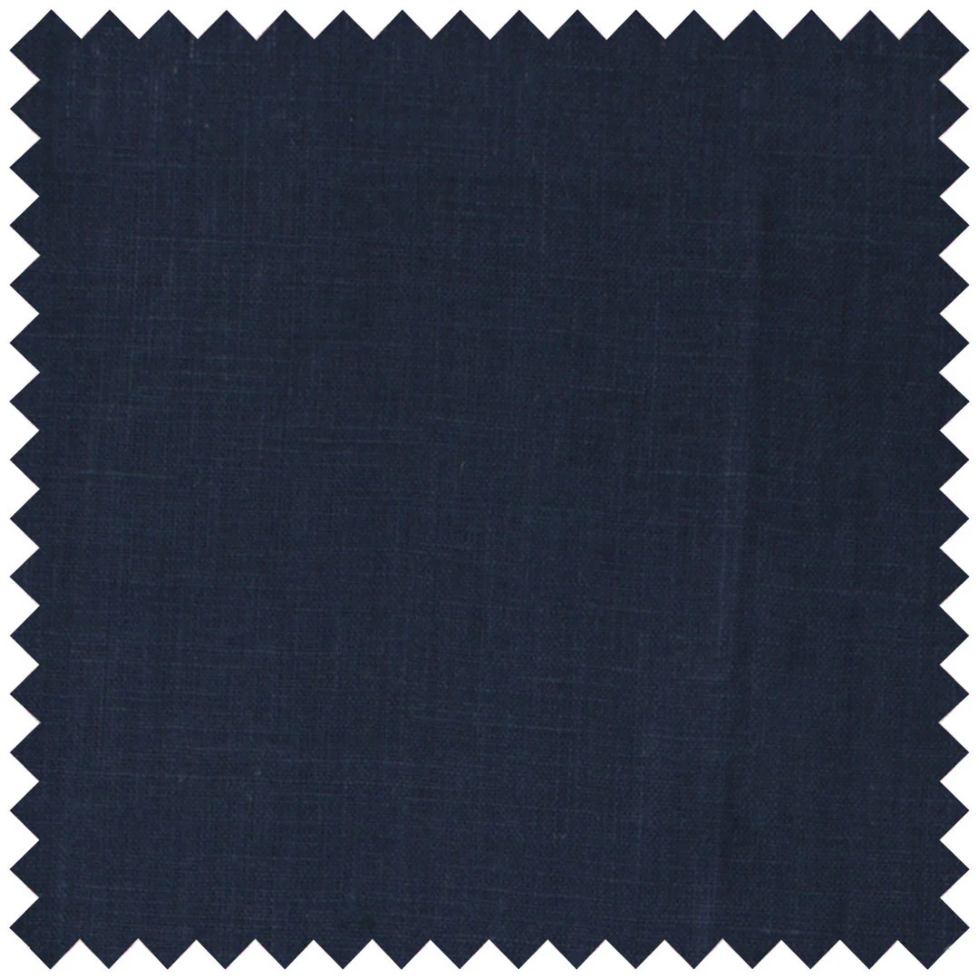 Plain Linen in Navy