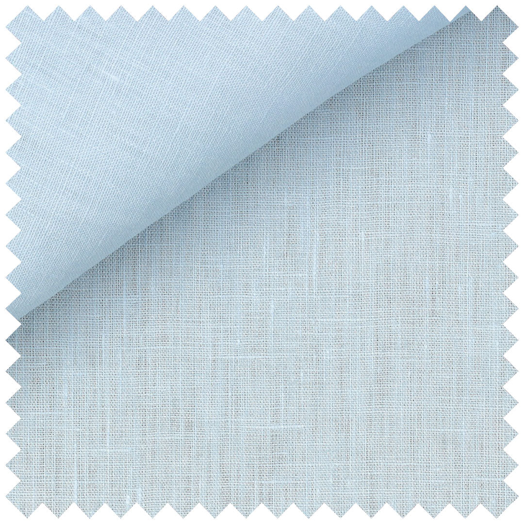 Plain Linen in Powder Blue - Image 2