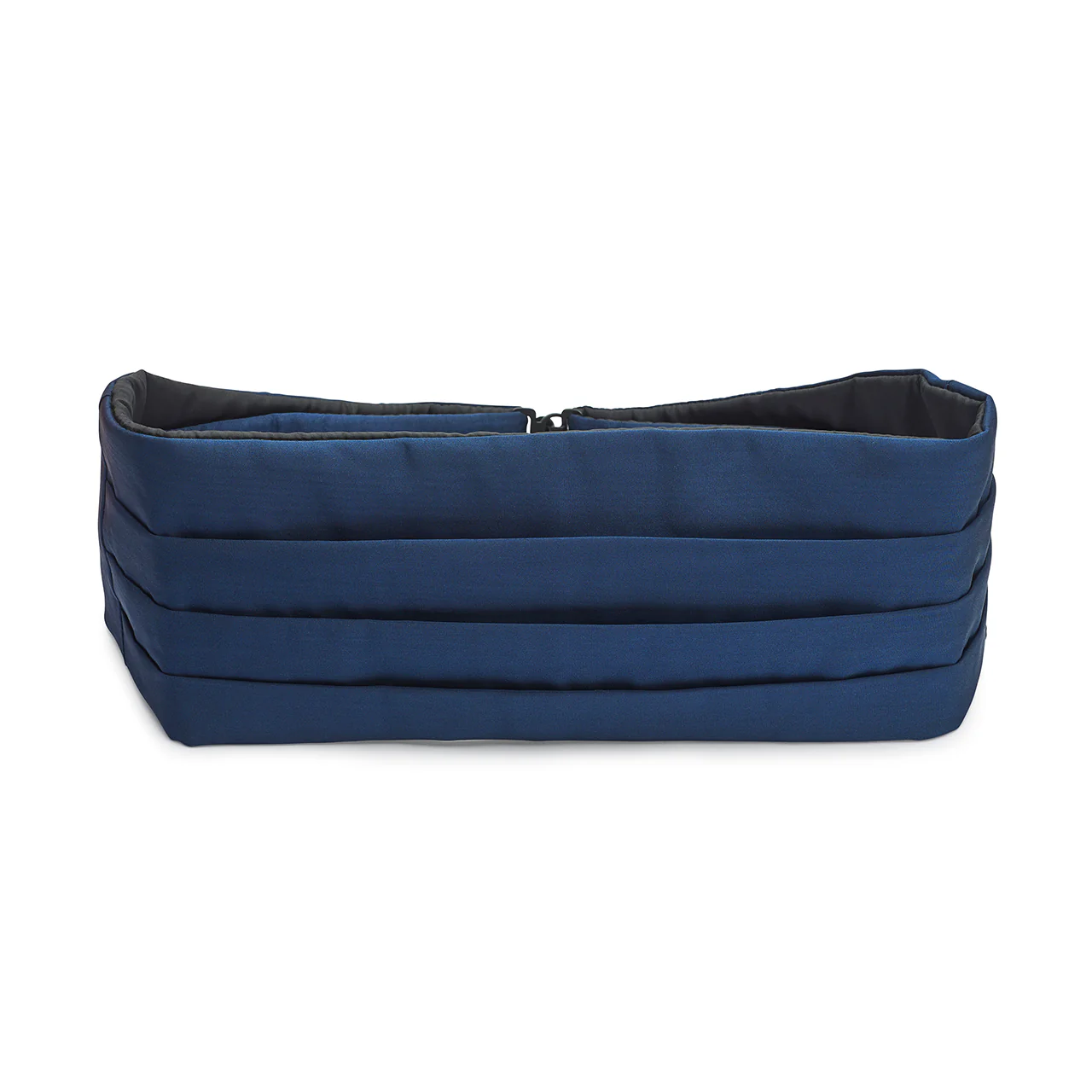 Plain Moire Silk Cummerbund in Navy