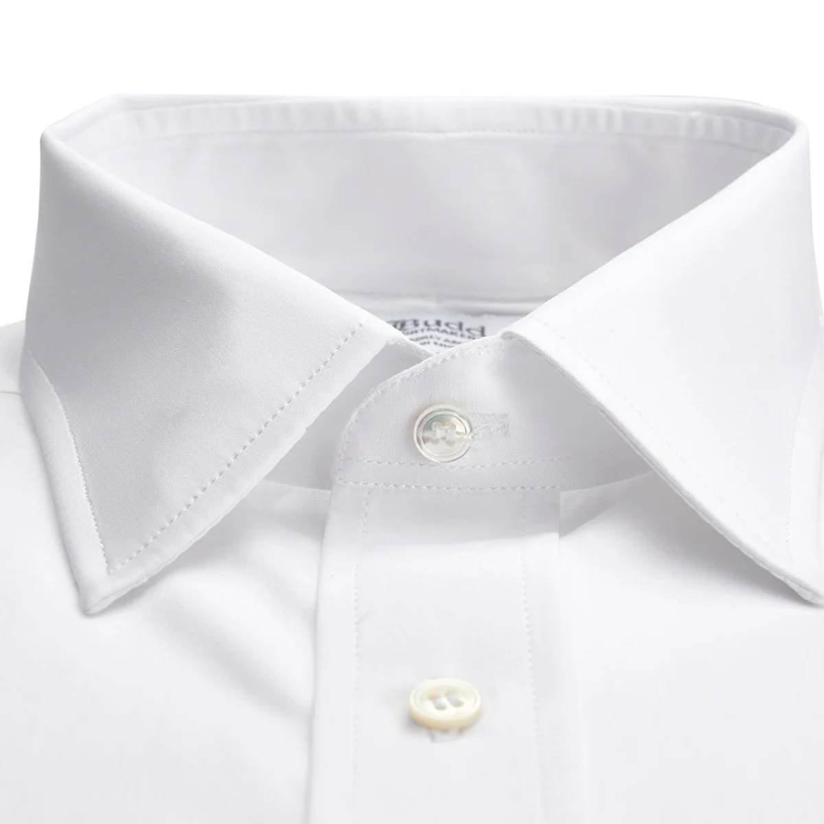 Plain Sea Island Shirt in White - Image 3