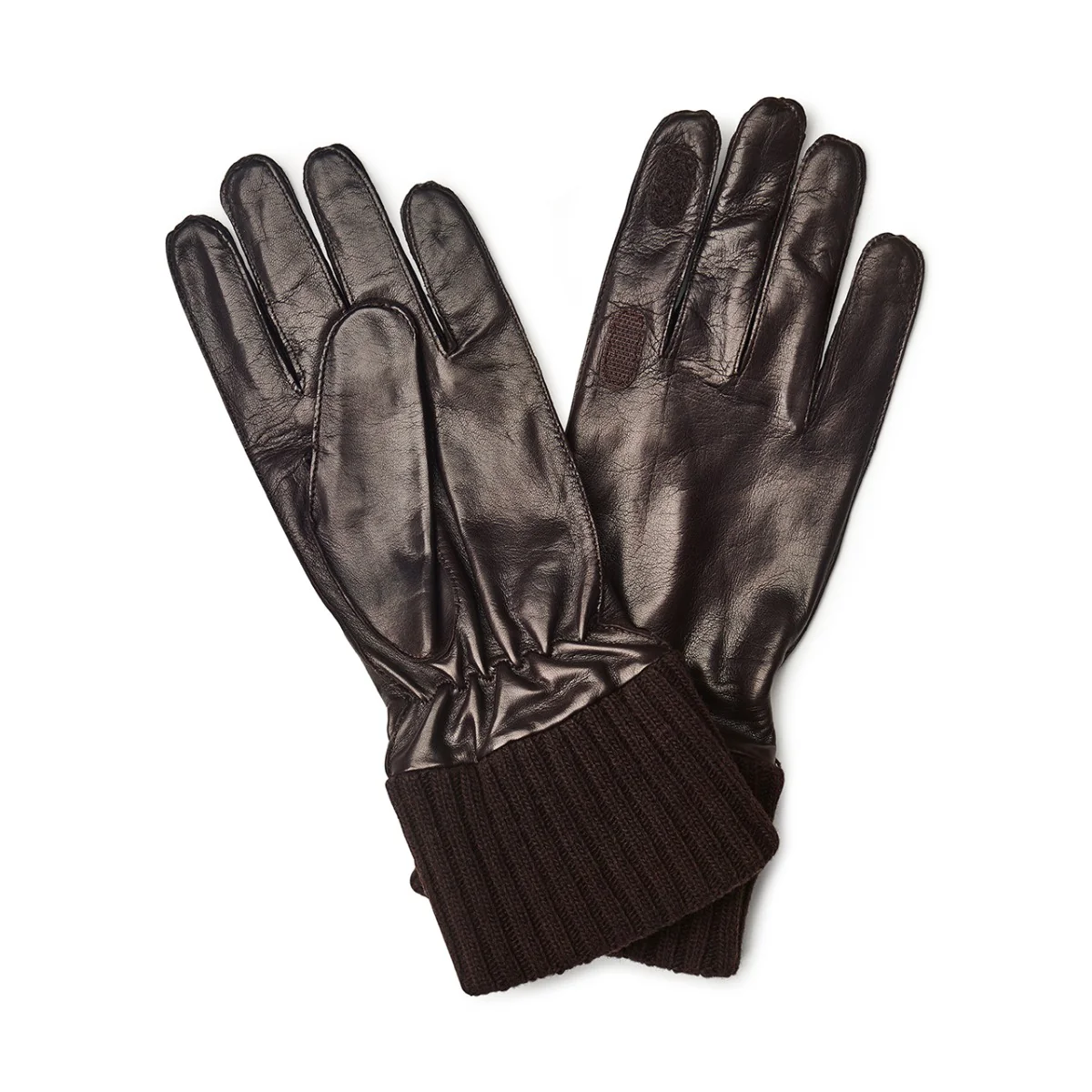Plain Shooting Nappa Gloves in Brown