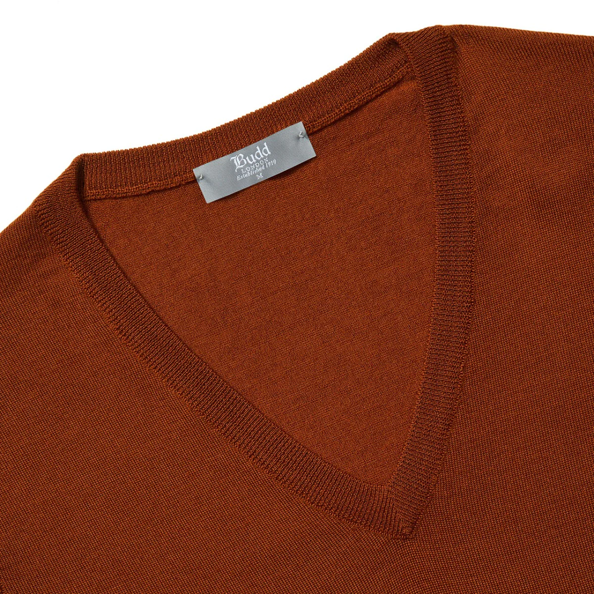 Merino Wool Slip Over Jumper in Cayenne - Image 2