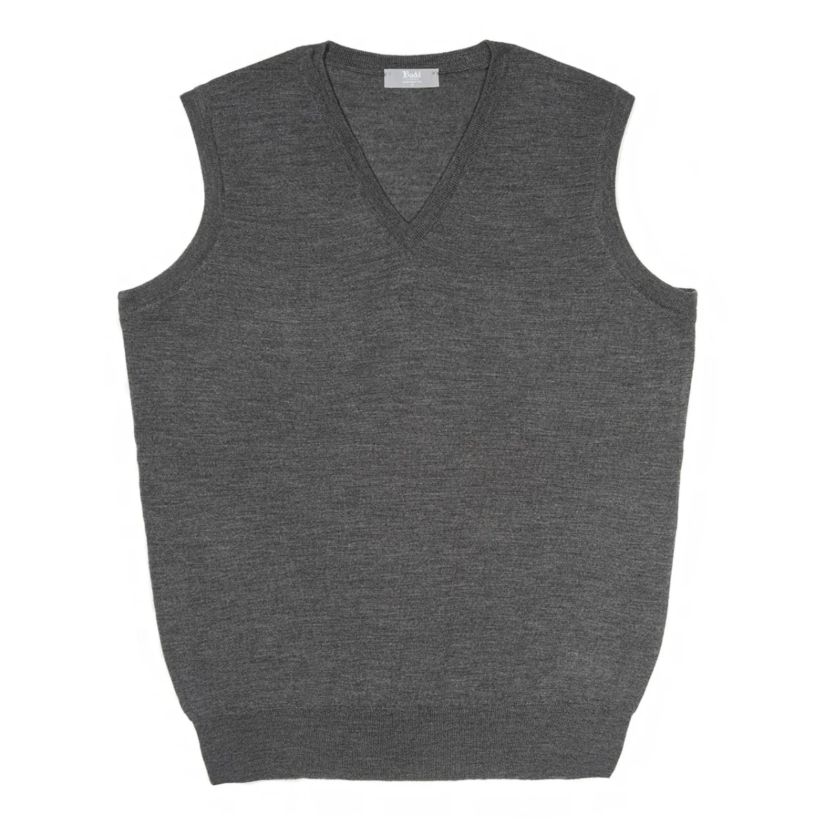 Merino Wool Slip Over Jumper in Smoke