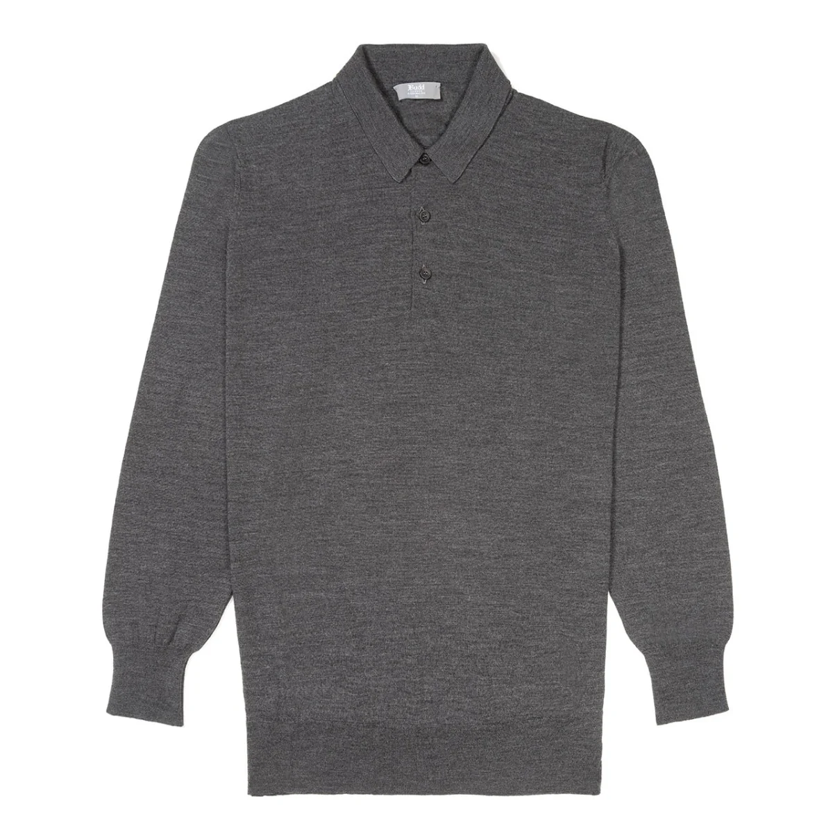 Merino Wool Sports Shirt in Smoke