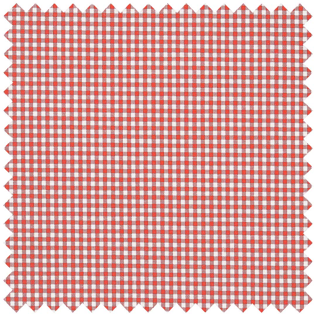 Red Zephir Gingham Check