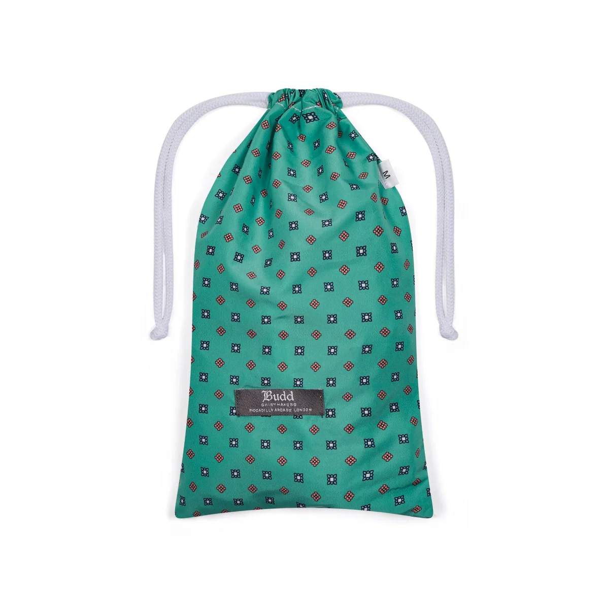 Swim Shorts in Mint Small Floral Motif Print - Image 3