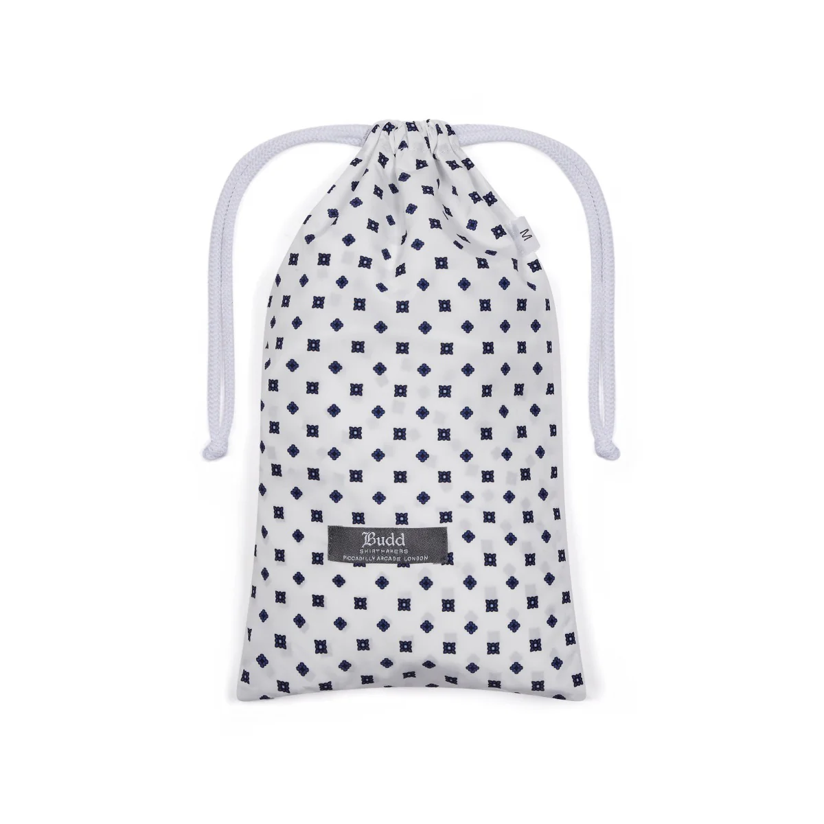 Swim Shorts in White Small Floral Motif Print - Image 3