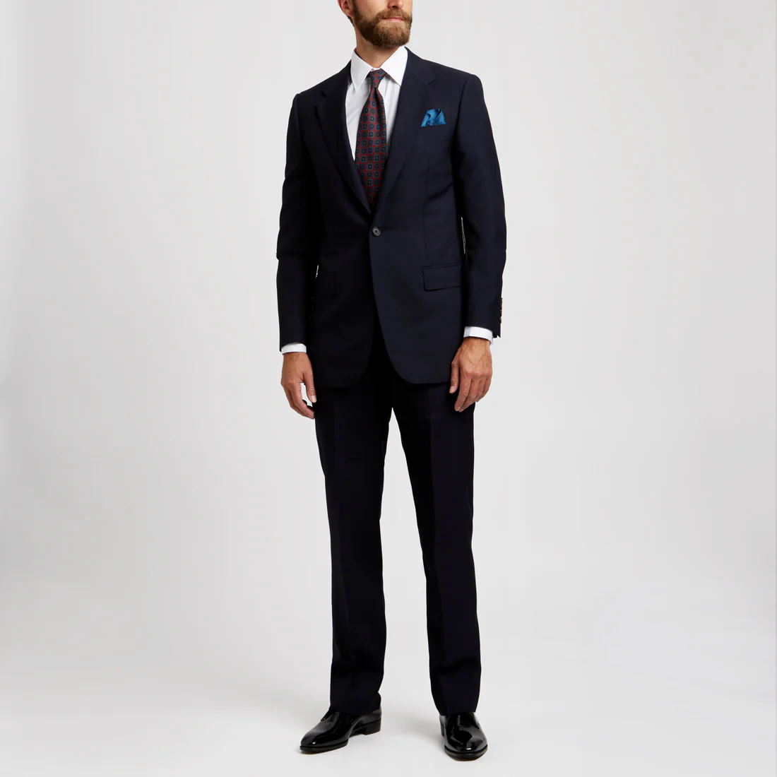 Tailored Fit Plain Soyella Double Cuff Shirt in White - Image 6