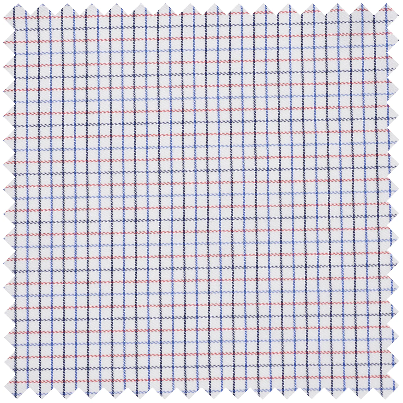 Tattersall Check Superpoplin in Red