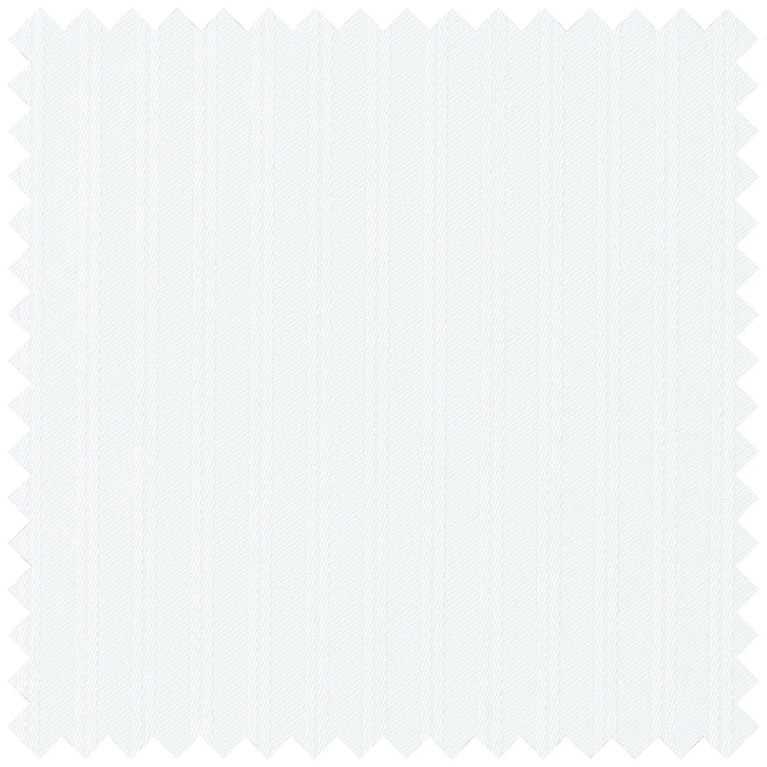 White Cotton Self Stripe