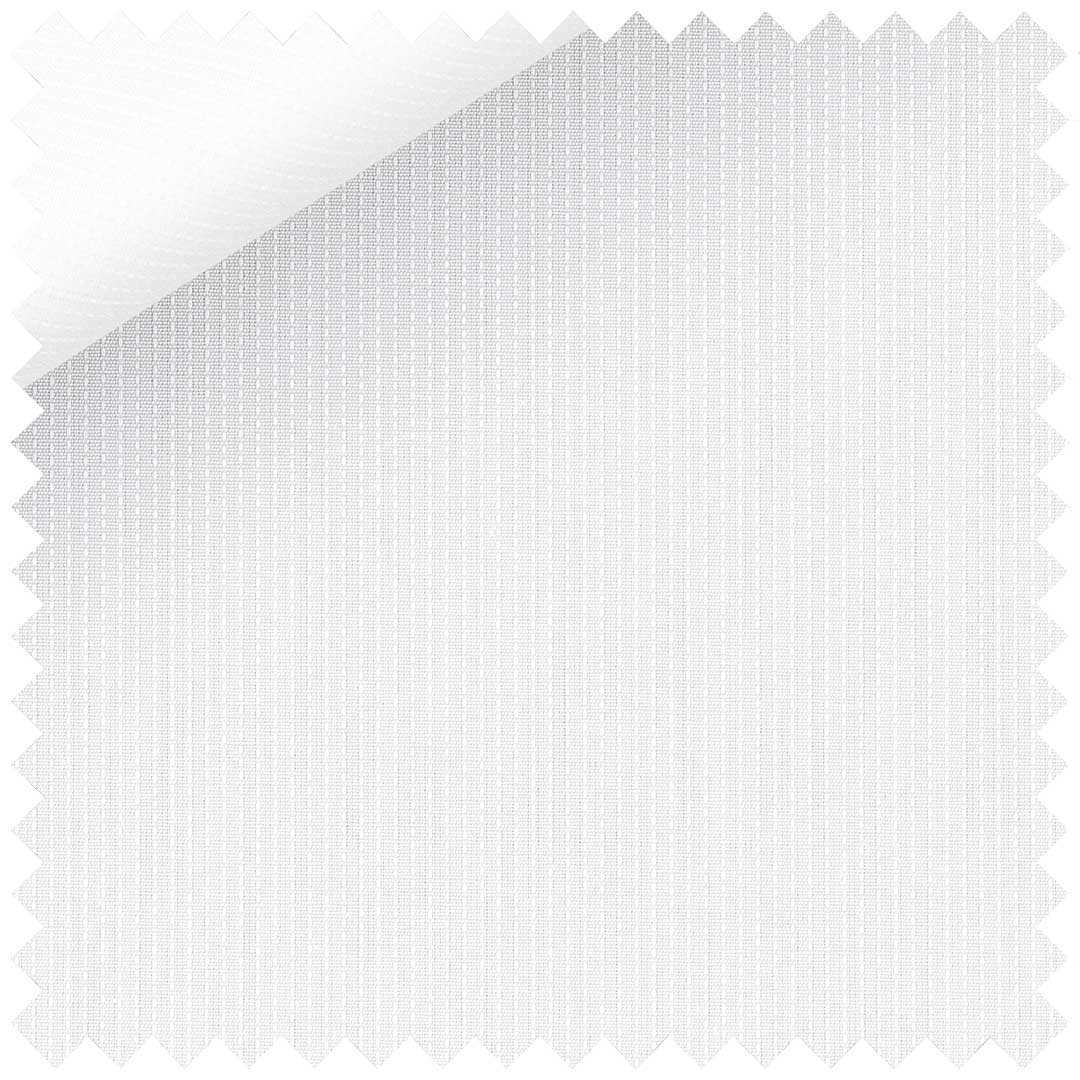 White Dobby Cotton Self Stripe - Image 2