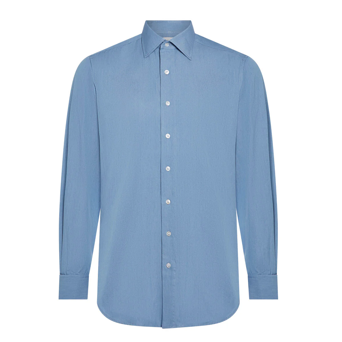 WM BROWN x Budd Exclusive Denim Cocktail Cuff Shirt - Image 11