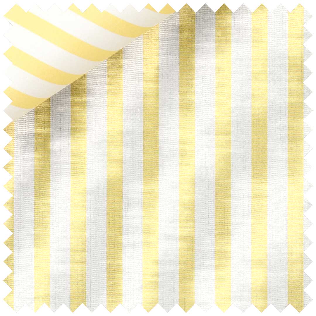 Yellow Poplin Butcher Stripe - Image 2